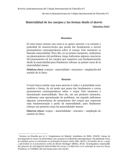 Revista Lat CIPh n&ordm;1_Pensar la forma