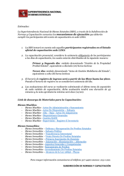 subdirecci&oacute;n de normas y capacitaci&oacute;n