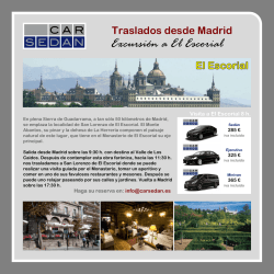 Excursi&oacute;n a El Escorial