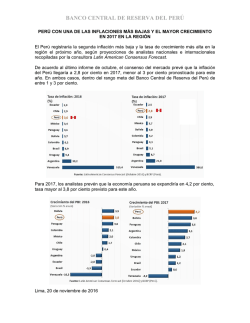 BANCO CENTRAL DE RESERVA DEL PER&Uacute;