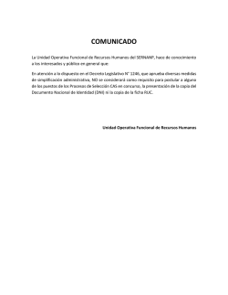 COMUNICADO