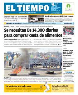 Se necesitan Bs 14.300 diarios para comprar cesta de