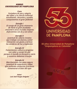 Programaci&oacute;n 56 a&ntilde;os de fundaci&oacute;n Universidad de Pamplona