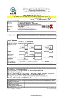 NOMBRE DEL PUESTO: ASOCIADO DE SERVICIO