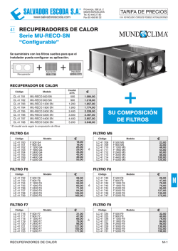Recuperadores de Calor