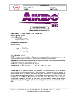 ficha tecnica aikido - Recinto del Pensamiento