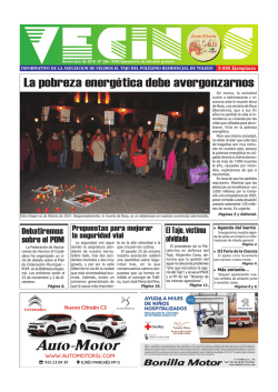 &Uacute;ltimo Peri&oacute;dico Vecinos - Asociaci&oacute;n de Vecinos `El Tajo`