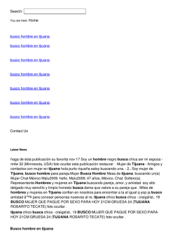 Busco hombre en tijuana