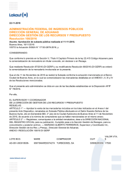 ADMINISTRACI&Oacute;N FEDERAL DE INGRESOS P&Uacute;BLICOS