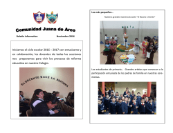 Iniciamos el ciclo escolar 2016