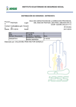 instituto ecuatoriano de seguridad social