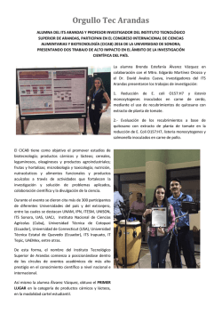 Orgullo Tec Arandas - Instituto Tecnol&oacute;gico Superior de Arandas