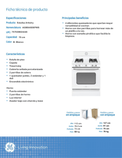 Estufas Artistry AGBS45DEFWS 76 cm B: Blanco