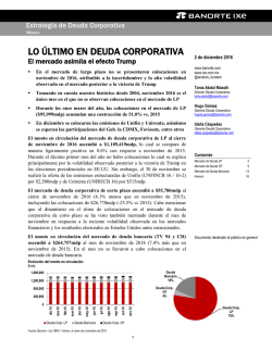 lo &uacute;ltimo en deuda corporativa