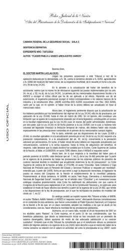camara federal de la seguridad social
