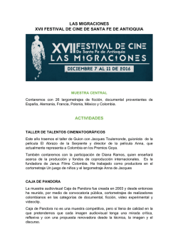 descargar programaci&oacute;n - Centro Nacional de Memoria Hist&oacute;rica