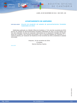 Anuncio de anulaci&oacute;n de subasta de