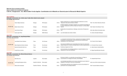 9:30 hrs. Inauguraci&oacute;n. Dra. Mar&iacute;a Esther Urrutia - madems