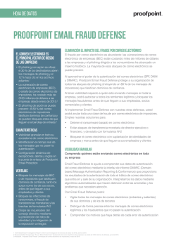 Proofpoint Email Fraud Defense