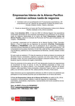 nota de prensa