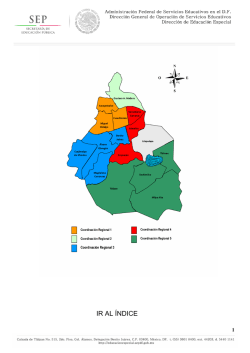 cat&aacute;logo de servicios - Direcci&oacute;n de Educaci&oacute;n Especial