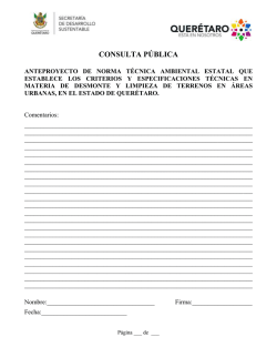 Formato para comentarios - Municipio de Jalpan de Serra