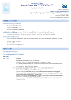 Antonio Daniel MAUTTONE VIDALES