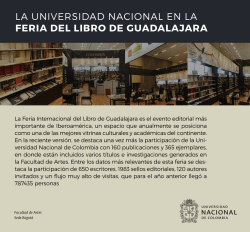 Feria Guadalajara - Facultad de Artes