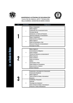 Lic. en Dise&ntilde;o de Modas - Universidad Aut&oacute;noma de Encarnaci&oacute;n
