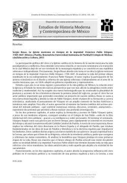 Estudios de Historia Moderna y Contempor&aacute;nea de M&eacute;xico