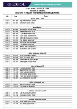 LUGAR: CENTRO DE INFORMACI&Oacute;N BIBLIOTECARIA