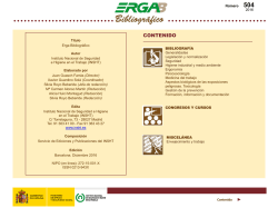 n&ordm; 504 - Instituto Nacional de Seguridad e Higiene en el Trabajo