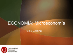 ECONOM&Iacute;A: Microeconom&iacute;a