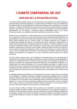 documento de an&aacute;lisis de la situaci&oacute;n actual y de