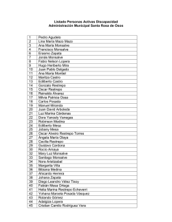 Listado Personas Activas Discapacidad Administraci&oacute;n Municipal