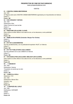 PDF - Programas de cine. Prospectos de cine
