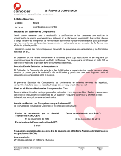 EST&Aacute;NDAR DE COMPETENCIA I.