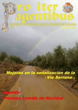 N&ordm; 79 - Asociaci&oacute;n Gaditana Jacobea "V&iacute;a Augusta"