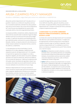 aruba clearpass policy manager