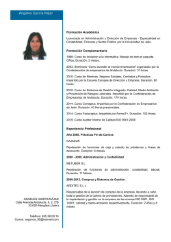 &Aacute;ngeles Garc&iacute;a N&aacute;jar