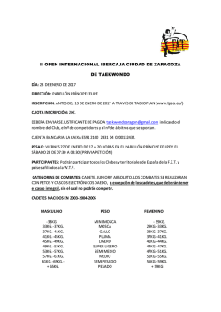 28 de enero de 2017 direcci&oacute;n: pabell&oacute;n pr&iacute;ncipe felip