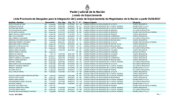 Lista abogados Letras E-G - Poder Judicial de la Naci&oacute;n
