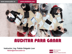 Diapositiva 1 - SMS AUDITORES EXTERNOS