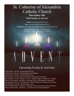 December 4th 2016 - St. Catherine of Alexandria Temecula