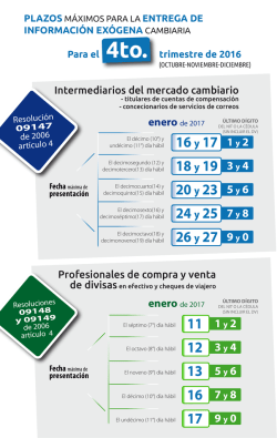 exogena 4 trimestre 2016