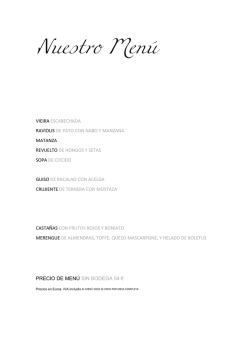 vieira escabechada raviolis de pato con nabo y manzana