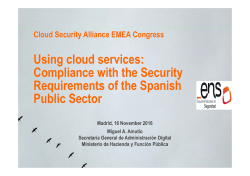 Using cloud services