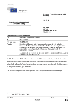 15317/16 jrb/JRB/emv 1 DGD 2C El 2 de diciembre de 2016, el