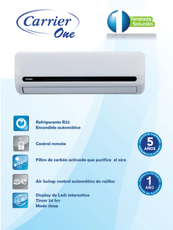 Diapositiva 1 - Minisplits Carrier