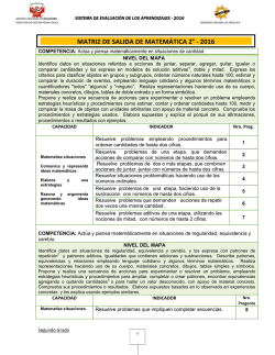 MATRIZ DE SALIDA DE MATEM&Aacute;TICA 2&deg;